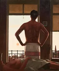 Jack Vettriano, The Remains of Love, 2004, oil on canvas