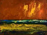 Daniel O'Neill, Evening Light, oil on board