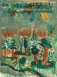 Noel Murphy, Parkland, 2008, oil on board