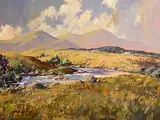 Shimna River, Kingdom of Mourne by George K. Gillespie, oil on board, sold May 2024