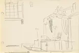 Jack Butler Yeats, The Theatre, pencil on paper