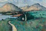 Peter Collis, The Road to Letterfrack, Connemara, oil on canvas laid on board