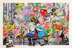 Beautiful Together by Thierry Guetta, 2023, silkscreen - number 59 from an edition of 100, sold May 2024