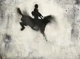 Ross Wilson, Heaven Jumps I, mixed media on paper