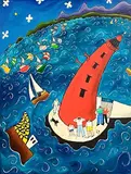 Shane Johnson, Poolbeg Sunshine, 2002, acrylic on canvas