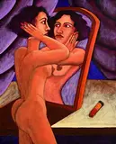Rachel Strong, Getting Ready, oil on canvas