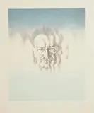 Study Towards an Image of Bono by Louis le Brocquy, lithograph - number 19 from an edition of 75, sold May 2024
