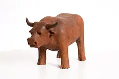 Anthony Scott, Brown Bull of Cooley, 1994, unique ceramic