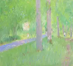 James Nolan, Victoria Bridge, Co. Kildare, oil on canvas