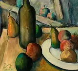 Peter Collis, Still Life - Fruit and Wine, oil on canvas