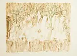 Children in a Wood by Louis le Brocquy, 1991, lithograph - hors commerce 0/15 - aside from a numbered edition of 75, sold May 2024