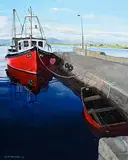 Sian Maguire, Old Quay, Roundstone, 2024, oil on canvas