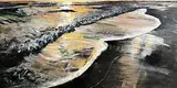 Neal Greig, Reflections, Mullet Strand, 2004, oil on canvas