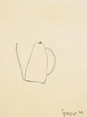 Guggi, Jug Study, 1999, pencil on paper
