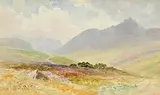 Silent Valley by Joseph William Carey, 1925, watercolour on paper, sold May 2024