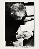 John Minihan, Samuel Beckett at Riverside Studios, London, 1984, silver gelatin print