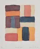 Sean Scully, Coloured Wall, 2003, lithograph - number 32 from an edition of 150