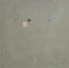 Compass by Felim Egan, 1997, acrylic and mixed media on canvas, sold Apr 2024