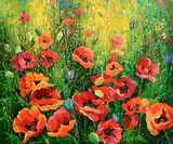 Kenneth Webb, Summer Meadow, oil on canvas