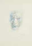 Study Towards the Image of Samuel Beckett by Louis le Brocquy, 1996, watercolour on paper, sold Apr 2024