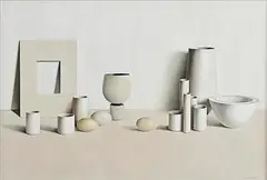 Liam Belton, Vessels, oil on board