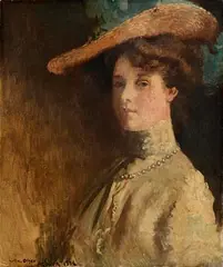 William Orpen, Portrait of Mrs. Jessie Wertheimer (née Trautz), 1904, oil on canvas