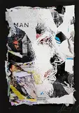 Vhils, Layers, unique silkscreen/serigraph on wove paper