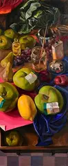 Geraldine O'Neill, Cabbage and Things, 1997, oil on canvas