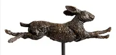 Stephen McKeown, Prancing Hare, bronze - from an edition of 8