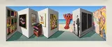 Patrick Hughes, Popsee, hand-painted 3D multiple with archival inkjet - numbered 58 from an edition of 75