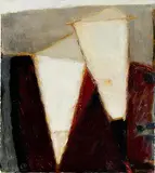 John Shinnors, Two Kites, oil on canvas laid on board