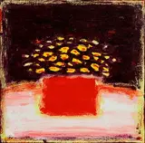 Neil Shawcross, Still Life - Vase of Flowers, acrylic on canvas