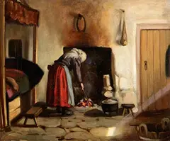 William Crampton Gore, Achill Interior, 1913, oil on canvas