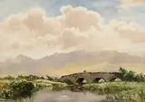 Frank Egginton, The Brandon Mountains, Co. Kerry, watercolour on paper