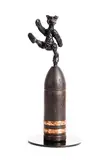 Patrick O'Reilly, No to War, 2019, unique bronze