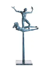 Michael Duhan, Acrobats, 2012, unique bronze