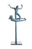 Michael Duhan, Acrobats, 2012, unique bronze