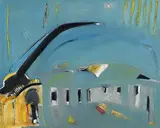 Mike Fitzharris, Docklands, 1996, oil on canvas