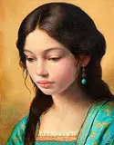 Ken Hamilton, Deep in Thought, oil on board