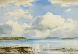 Frank Egginton, Dunfanaghy Strand, Co. Donegal, watercolour on paper