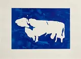 The Bull of Cuailnge by Louis le Brocquy, 1989, lithograph - number 27 from an edition of 30, sold Feb 2024