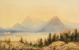 Andrew Nicholl, Lower Lake, Glengariff, watercolour on paper