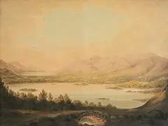 John Henry Campbell, Lakes of Killarney, watercolour
