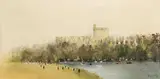 Anthony Robert Klitz, Windsor Castle, oil on canvas