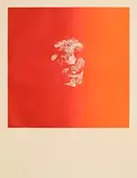 Louis le Brocquy, Head on Red Ground, etching and aquatint- number 35 from an edition of 75