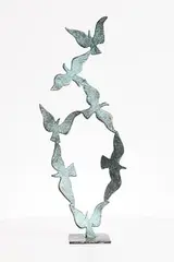 John Behan, Flight of Birds, 2023, unique bronze