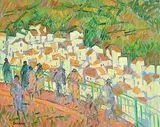 The Viewing Point by Desmond Carrick, oil on canvas board, sold Feb 2024