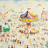 Simeon Stafford, Tradition Day, oil on board