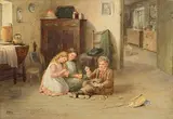 Samuel McCloy, Children Playing in the Pantry