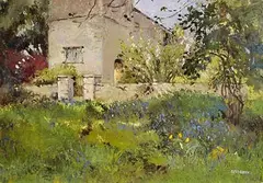 Geraldine M. O'Brien, Summer Flowers, oil on canvas